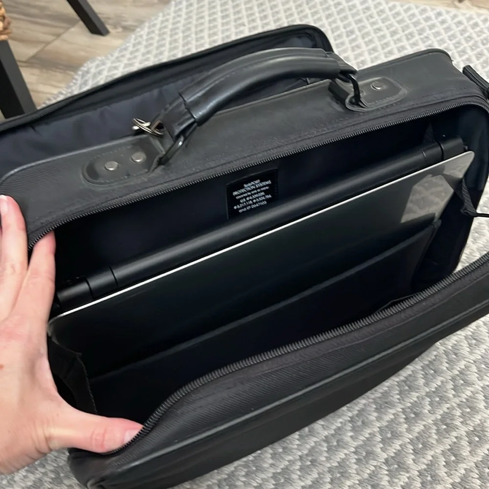Black Laptop Bag Briefcase Computer Bag